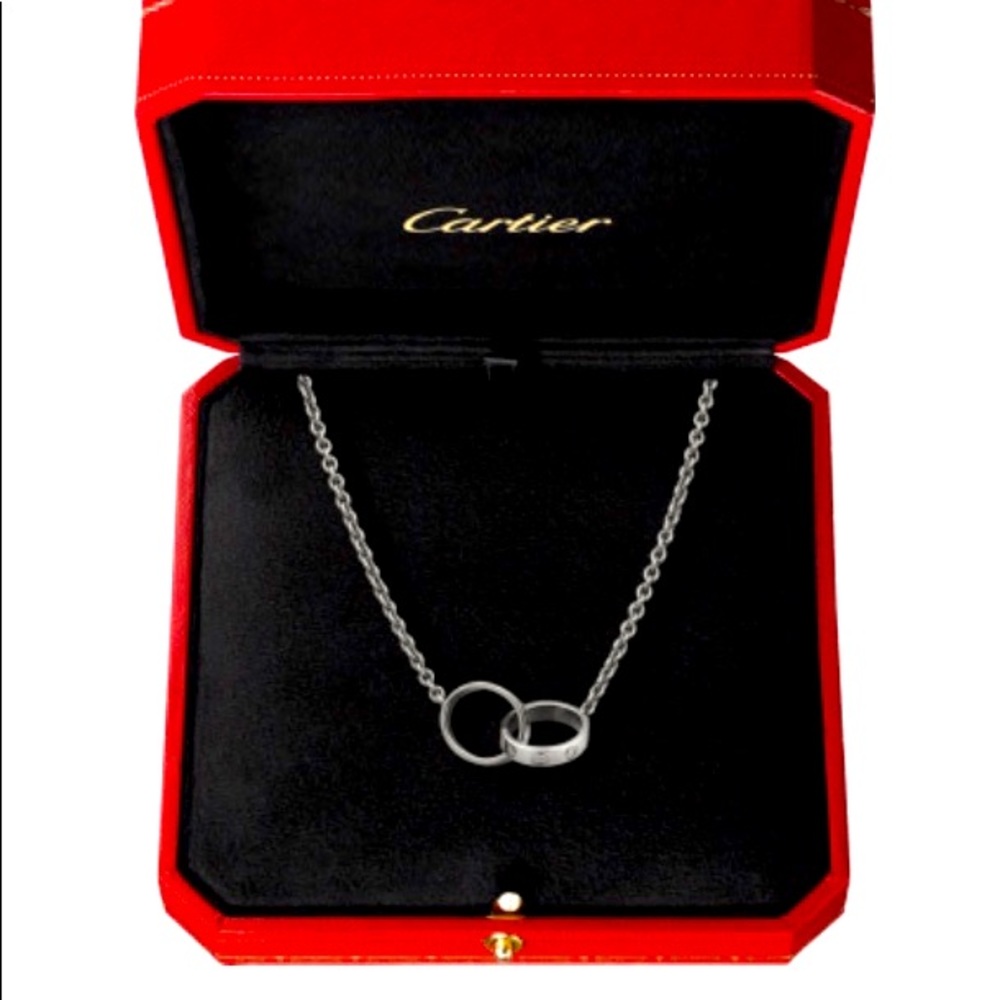 Cartier Love Necklace White Gold